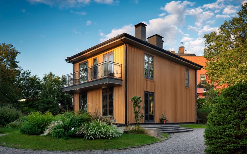 Ytskiktsrenovering i villa i Tallkrogen, Gamla Enskede