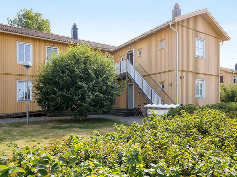 Ommålning av radhus & förråd. Gustavsberg Betsede