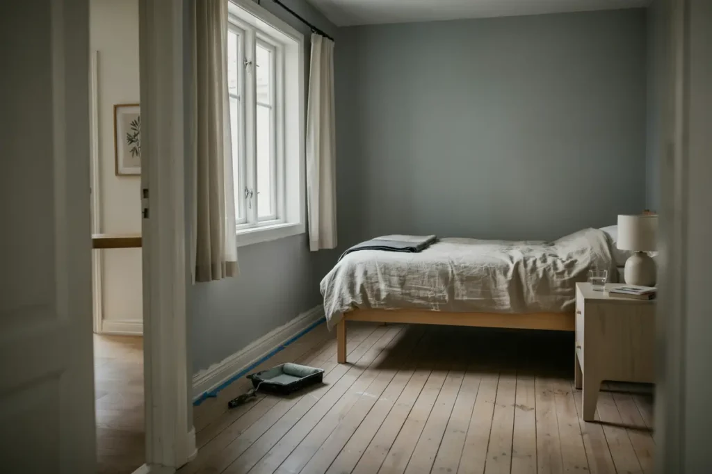 m la om sovrummet hemma r tt kul r f rarbete och enkla tips f r ett lugnare intryck